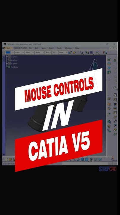 Mouse Controls | Catia V5 Tutorial | CAD Tutorial #catiatutorials # ...