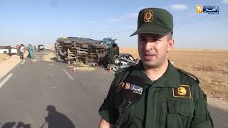 Tiaret: Ennahar TV reports on the tragic accident that claimed 6 lives screenshot 2