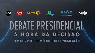 A Hora da Decisão: Assista à íntegra do debate no SBT dos candidatos à Presidência