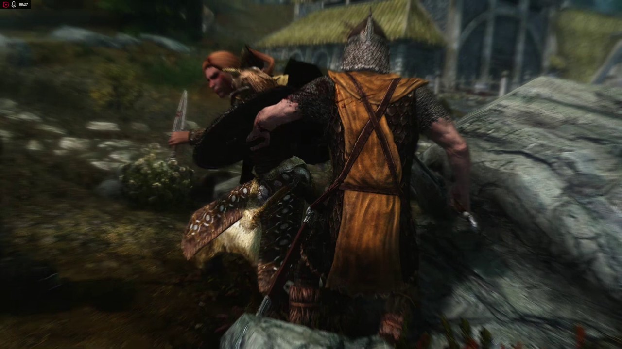 Skyrim rolling dodge