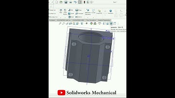 Linear Bearing Block |#Industrial||#SolidWorks||Mechanical |#videos #shorts @DesignWithAjay