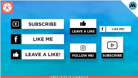Make Animation Lowerthird in Kinemaster. Kinemaster Tutorial.