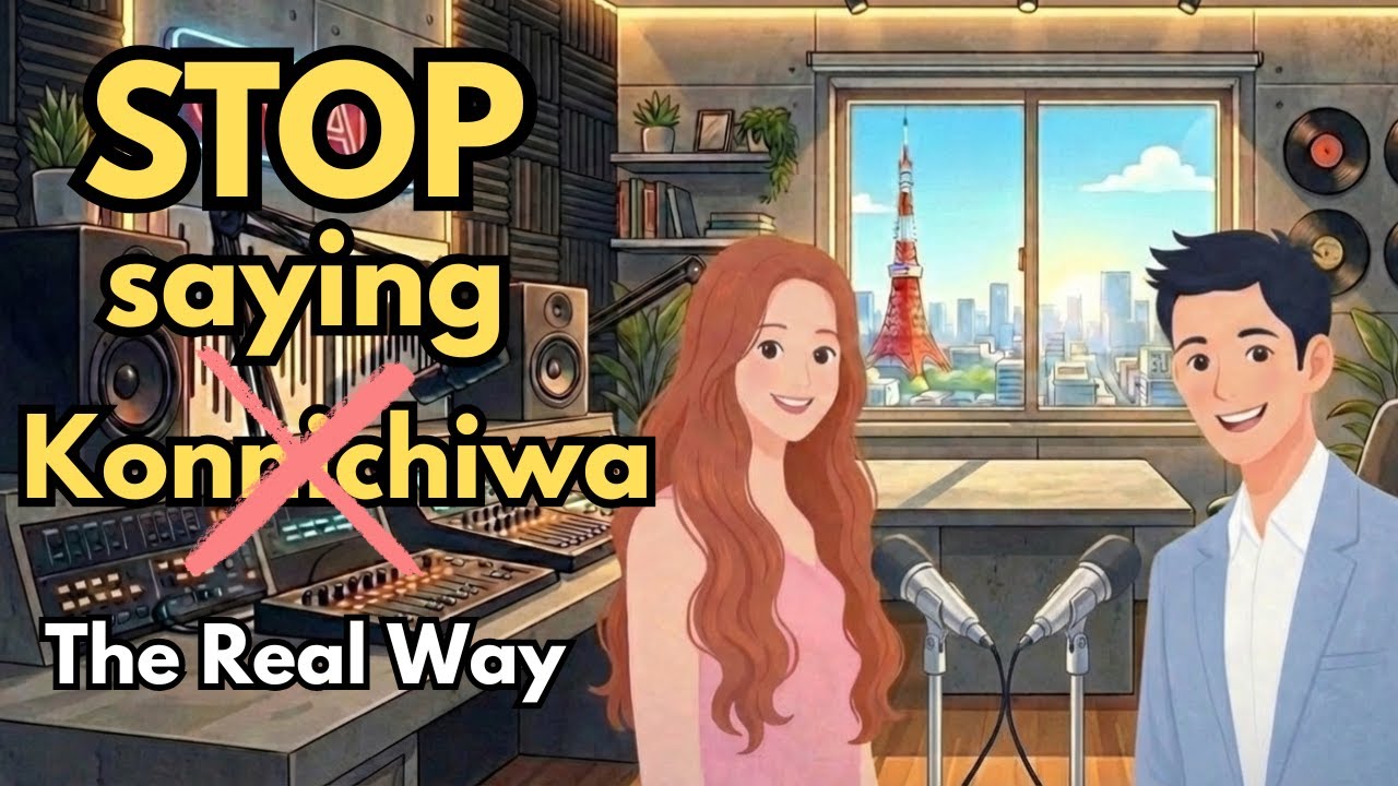 Прекратите говорить «Конничива!» 🛑 | Простой японский для начинающих | Эпизод 1