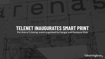 / sharingbox / Smart Print inauguration by Telenet
