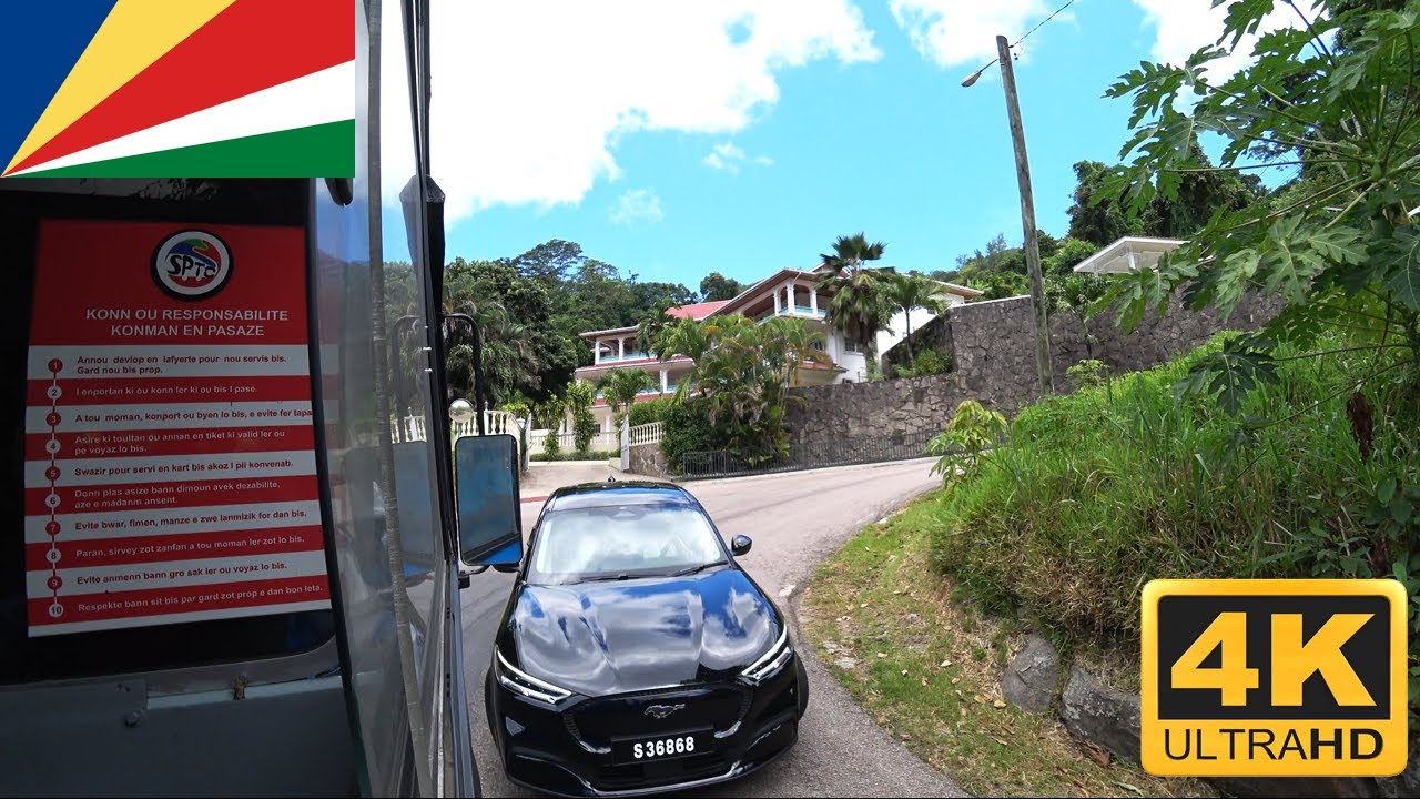 Anse Royale to Anse Boileau Bus #9 Ride Mahé Seychelles