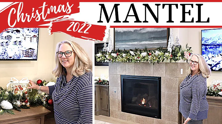 DECORATE THE MANTEL WITH ME  ELEGANT RED & WHITE C...