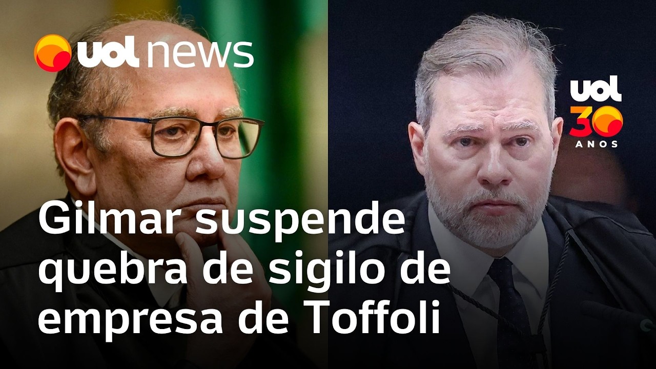 Gilmar Mendes suspende quebra de sigilo de empresa de Toffoli