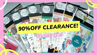 MICHAEL'S 90%off CLEARANCE | Happy Planner Sticker Books