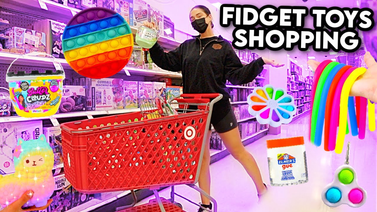 Fidget Toys Shopping At Target Store Bought Slime Shopping Youtube