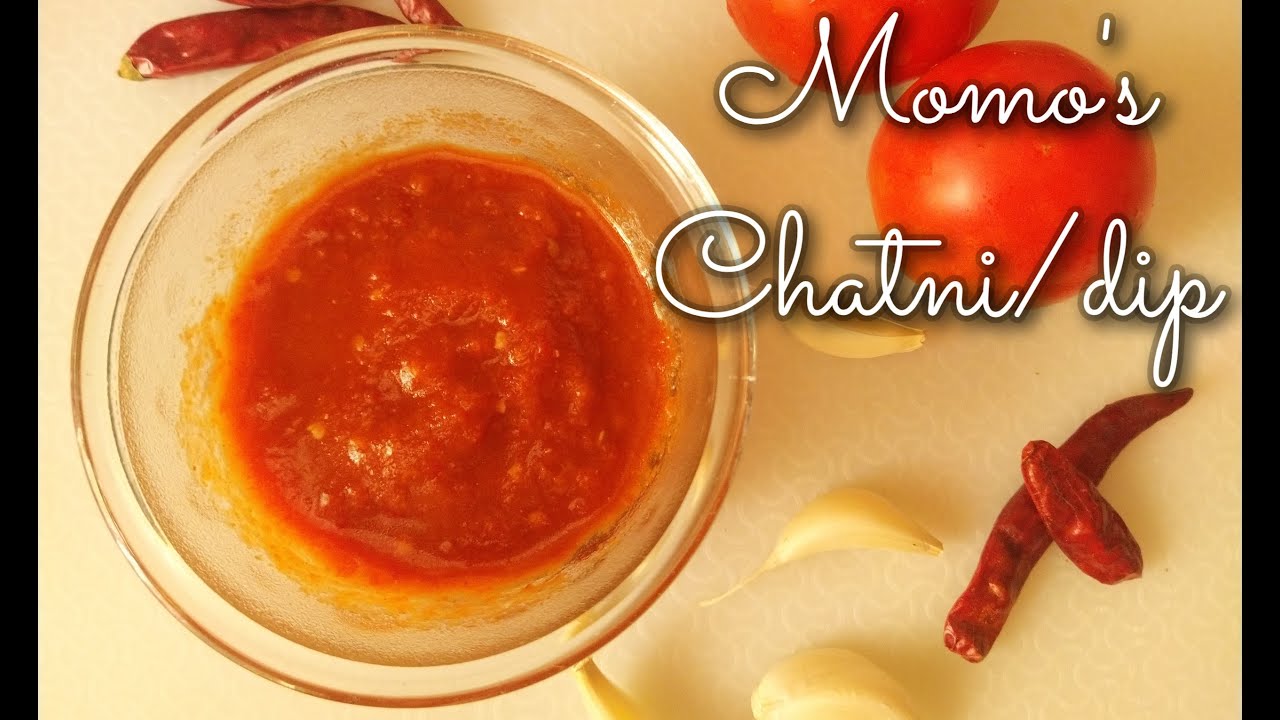 Momo's Chatni Tomato chilli dipping sauce Spicy dip Spice and