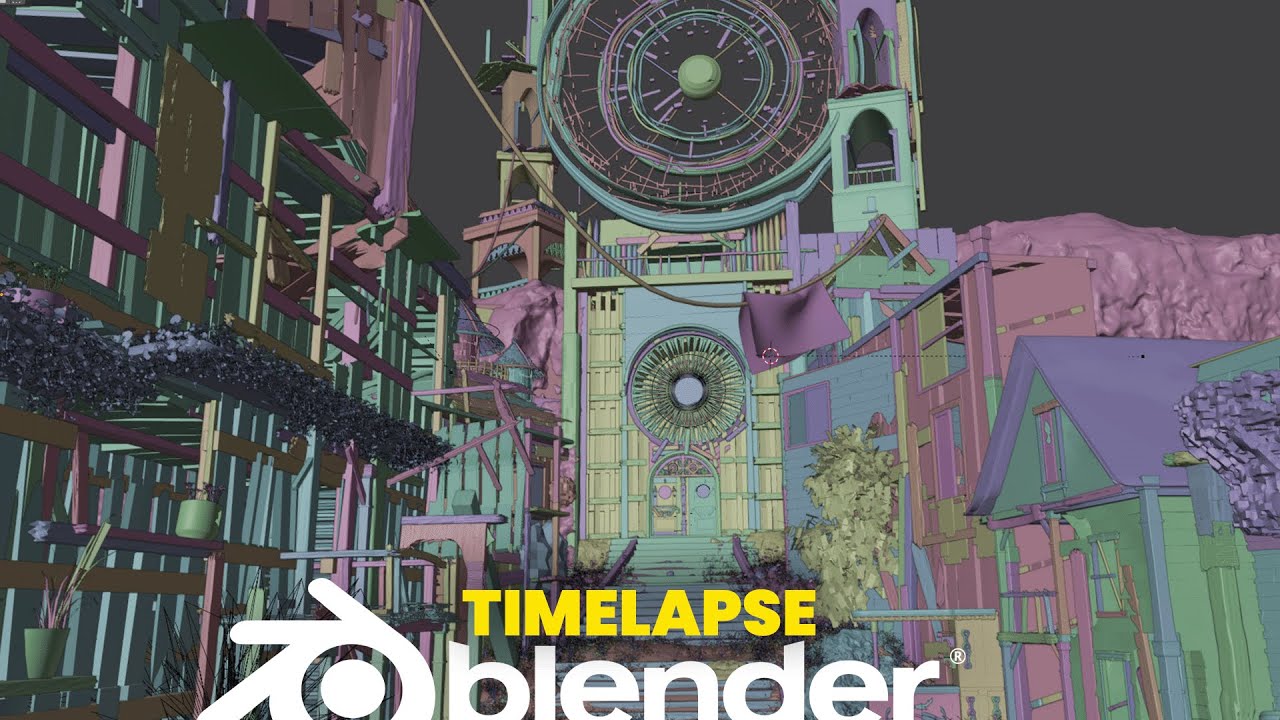 100 Hours of Work in 59 Minutes – Blender Timelapse - YouTube