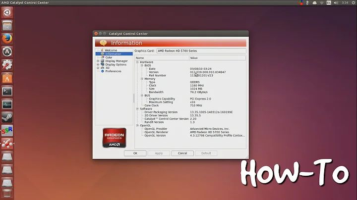 Installing AMD Catalyst on Ubuntu 14.04 (GUI Mode)