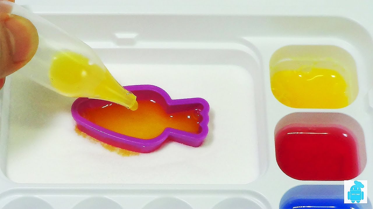 ToyCheff cook Jelly Popin Cookin 포핀쿠킨 동물모양 젤리 만들기
