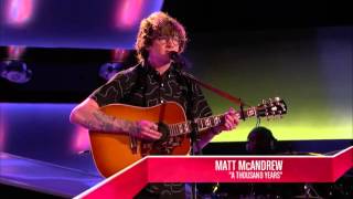 Matt McAndrew - A Thousand Years | The Blind Audition | The Voice 2014