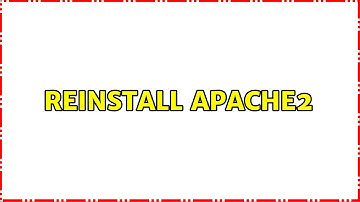 Ubuntu: Reinstall apache2