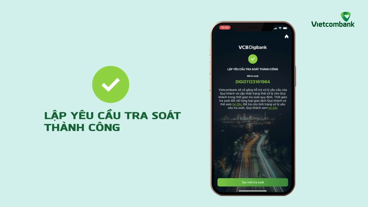 HƯỚNG DẪN TRA SOÁT ONLINE TRÊN VCB DIGIBANK - YouTube