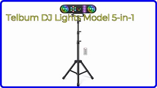 REVIEW (2024): Telbum DJ Lights Model 5in1. ESSENTIAL details.