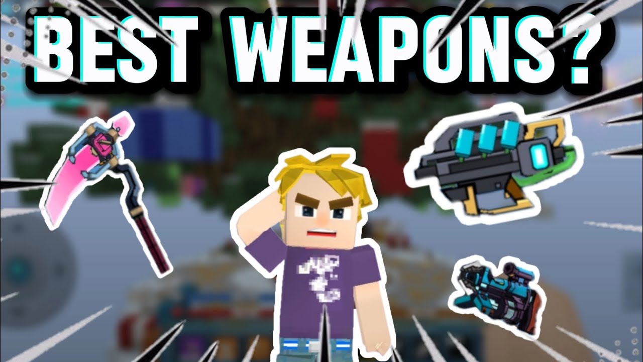 Testing 3 underrated weapons in Build and Shoot [Blockman go] - YouTube
