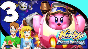 Kirby Planet Robobot 3DS Walkthrough Part 3 Resolution Road