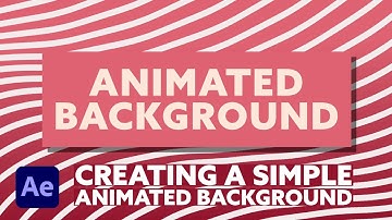 Creating a Simple Animated Moving Background | Illustrator & After Effects Tutorial