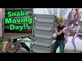 Moving our Snakes to the New Facility!