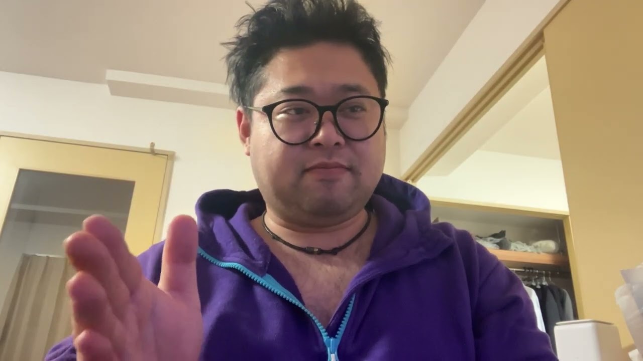 1週間ぶりの動画を撮る男27歳独身