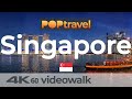 Walking in SINGAPORE 🇸🇬- Marina Bay at sunset - 4K 60fps (UHD)