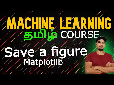 Saving a Figure in MatPlotLib  தமிழ் #codinganna