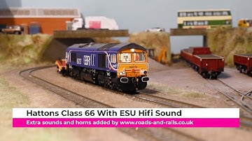 Hattons Class 66 With Star Wars And Ilkley Moor Tones Added