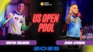 WIKTOR ZIELINSKI vs JESUS ATENCIO | US OPEN POOL 2025