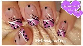 nail polka nails dots purple abstract