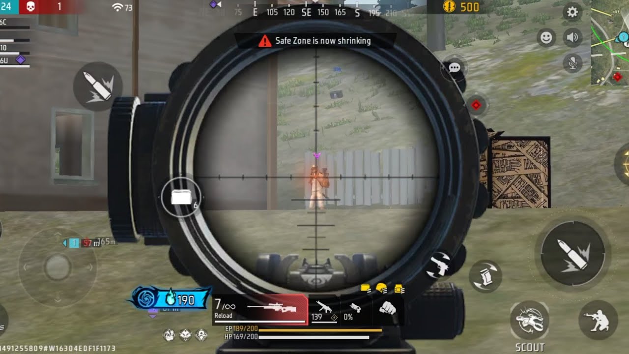 Free fire game gameplay|| First time playing☺️