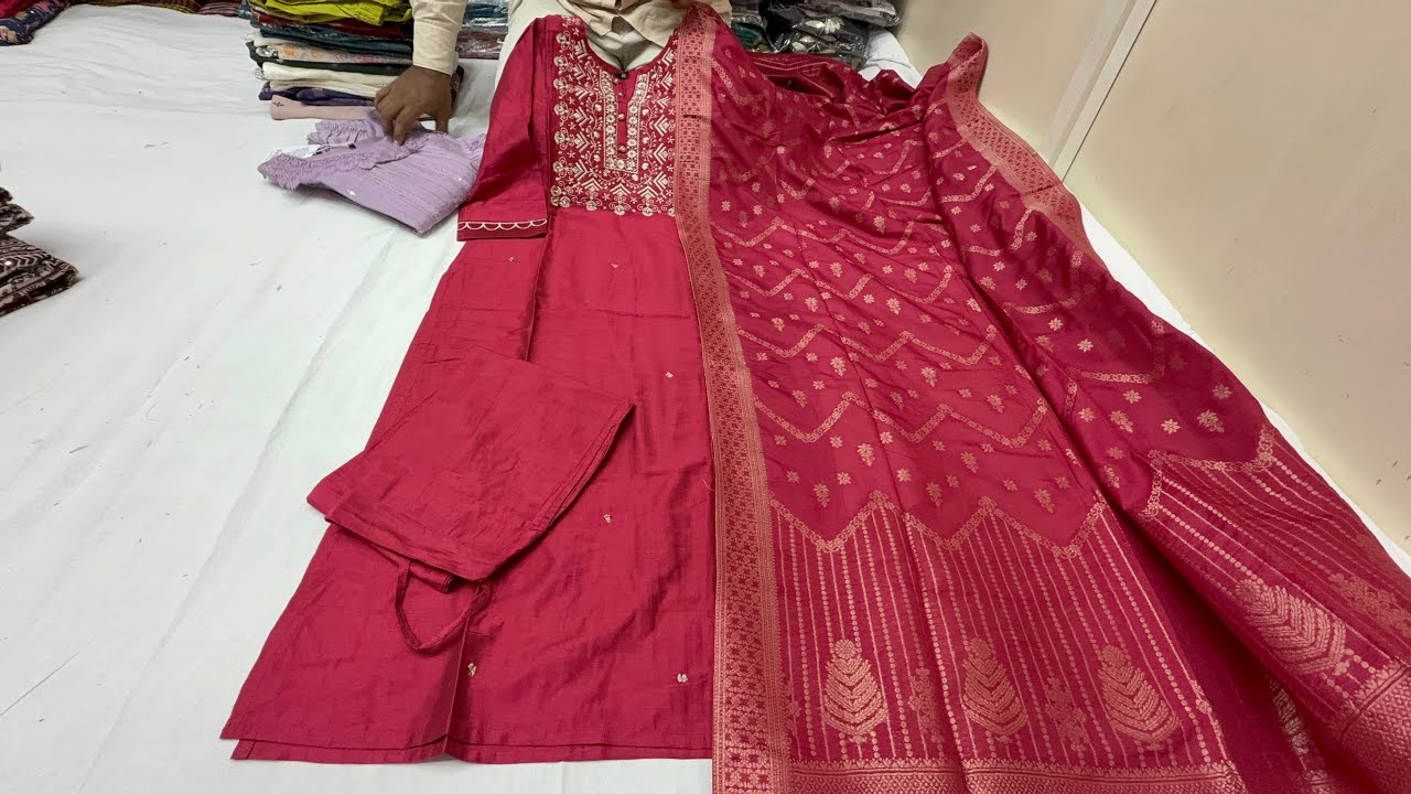 Chickpet Wholesale Beautiful Party wear Kurti sets @ Offer Prices. Single piece courier avail.