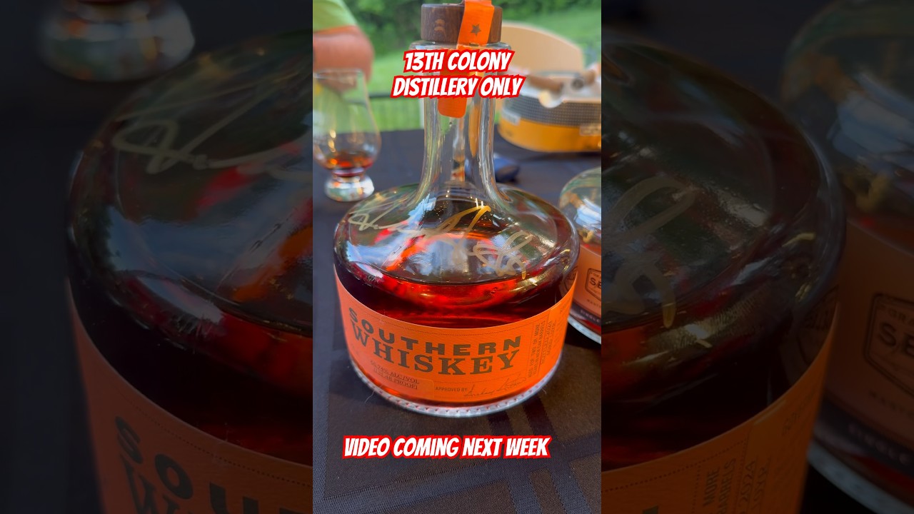 13th Colony Distillery only. Ben Holladay Bourbon Lore. 30 year old Evan Willams. Video next week
