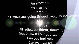 Express By Christina Aguilera lyrics (on screen)