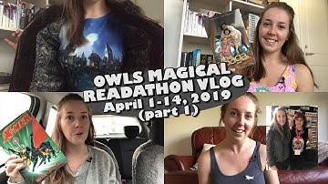 OWLS MAGICAL READATHON VLOG | 1-14 Apr ✨ (Part 1)