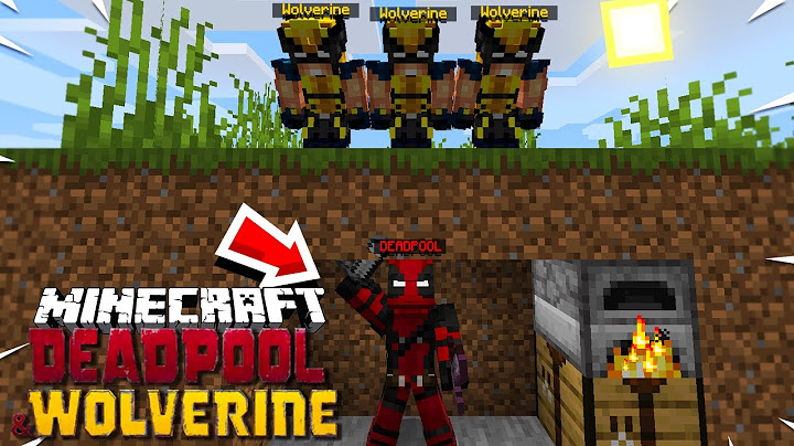 มายคราฟ แมนฮันท์! แต่ผมเป็น DeadPool และคนที่ล่าผมเป็น Wolverine! (Minecraft Deadpool)