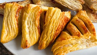 15 Minute Delicious And Crispy Breakfast! Quick And Easy Puff Pastry Recipe!