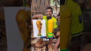Watch This Craftsman Create a FIFA World Cup Trophy From Wood! #shorts #wood