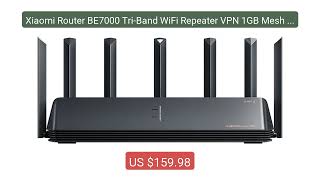 Xiaomi Router BE7000 Tri-Band WiFi Repeater VPN 1GB Mesh USB 3... — Best Buy 2026 | Great Quality!