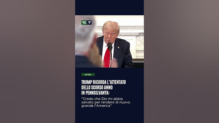 Attentato a Trump: "Un anno fa Dio mi ha salvato per rendere l'America di nuovo grande"