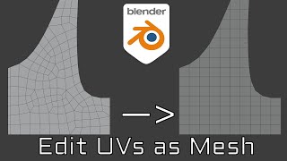 Editing UVs with Modeling tools in Blender