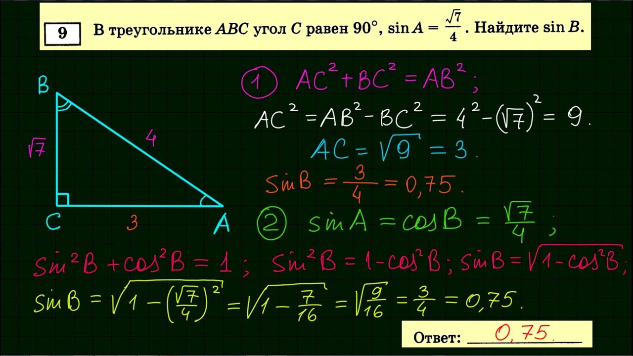 Тренировочные варианты огэ математика школа пифагора