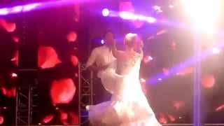 Maxime Dereymez et Katrina Patchett-Valse-Tournée des plages TF1 2014-Mimizan plage