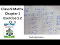 Class 9 Maths Chapter 1 Exercise 1.2 Q. 1 | National Book Foundation | maths by bushra