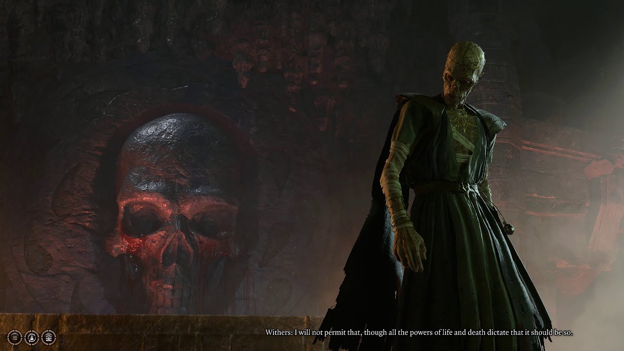 Baldur's Gate 3 - Withers intervenes after the Dark Urge defies Bhaal! (Act 3)
