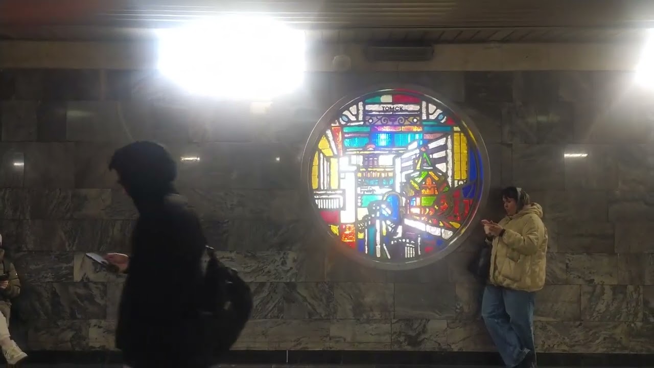 And now Siberia! Novosibirsk! They have a metro there too,and they have a Rechnoy Vokzal station too