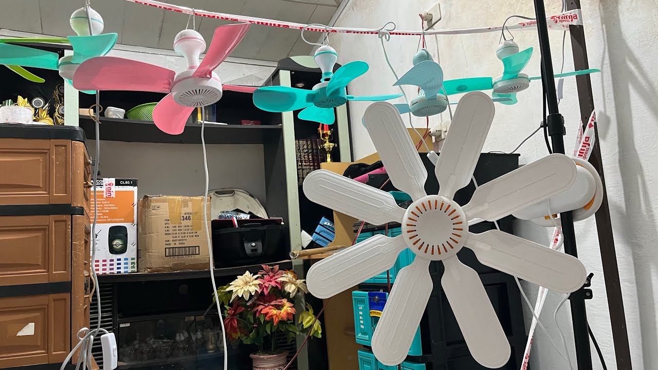 Unboxing collection new clip fan / koleksi kipas angin jepit baru