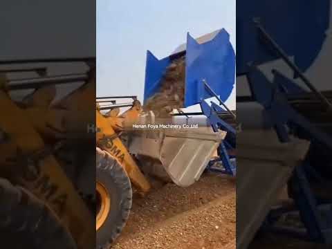 Farm machinery| Rock picker for opening up wasteland #shorts