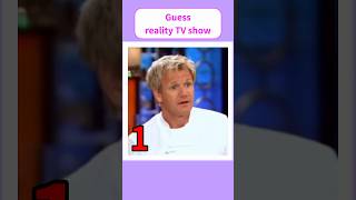 Can YOU guess the reality TV show?📺 #QuizGame #shorts screenshot 1